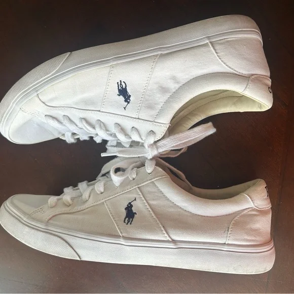 Polo by Ralph Lauren white Canvas Low-Top Sneakers